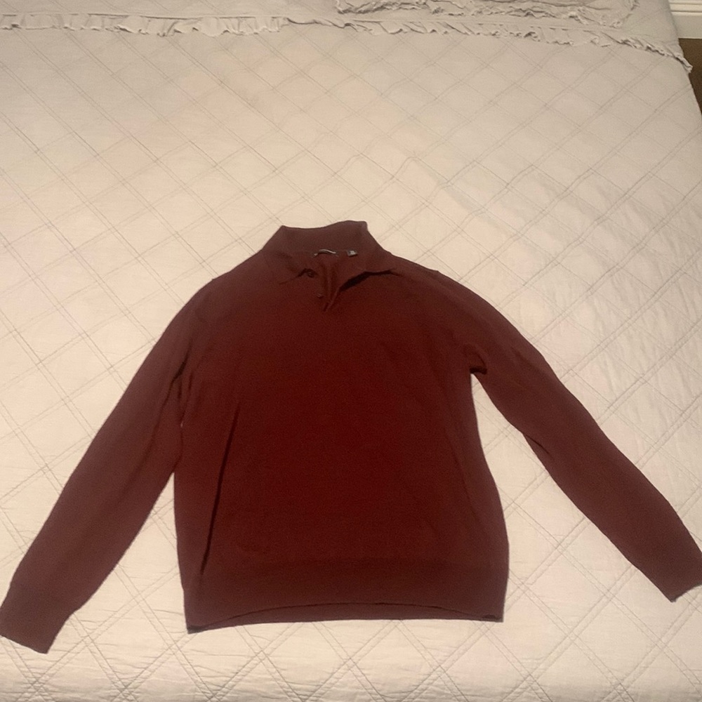 Saks Fifth Avenue long sleeve polo!